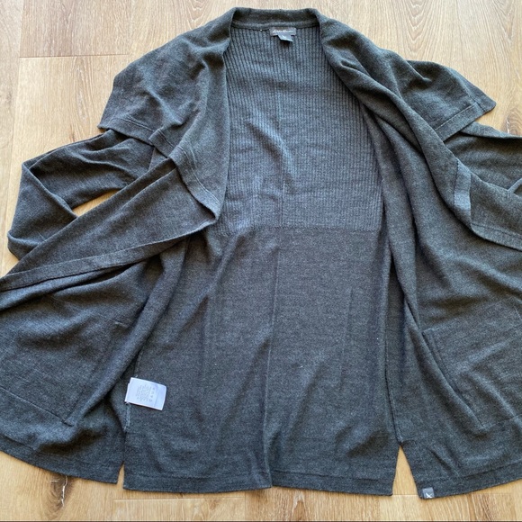 Eddie Bauer Merino Wool Flowy Open Front Cardigan - Picture 9 of 12